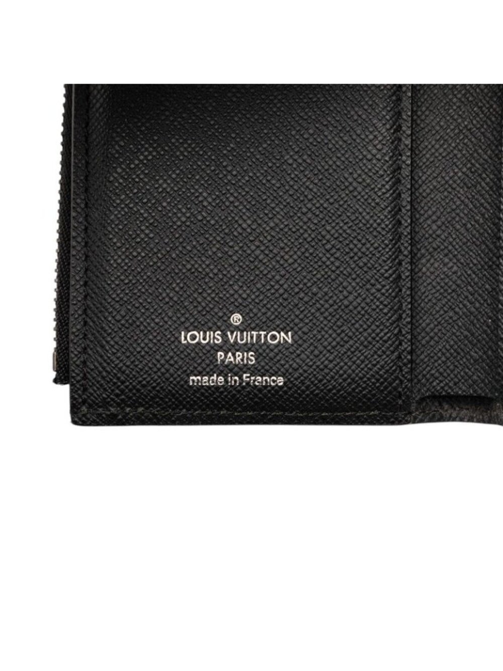 Louis Vuitton Monogram Eclipse Chain Compact Wallet Trifold Black - Picture 6 of 7
